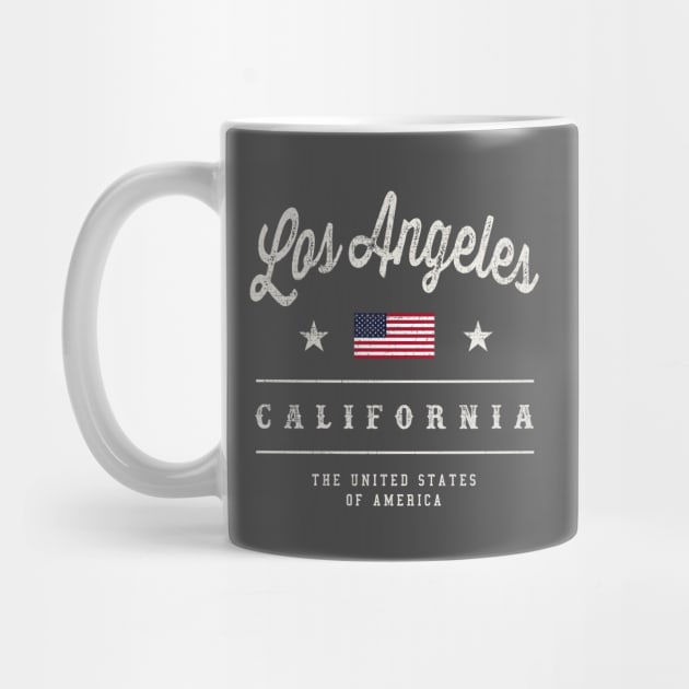 Los Angeles American City Vintage by Designkix